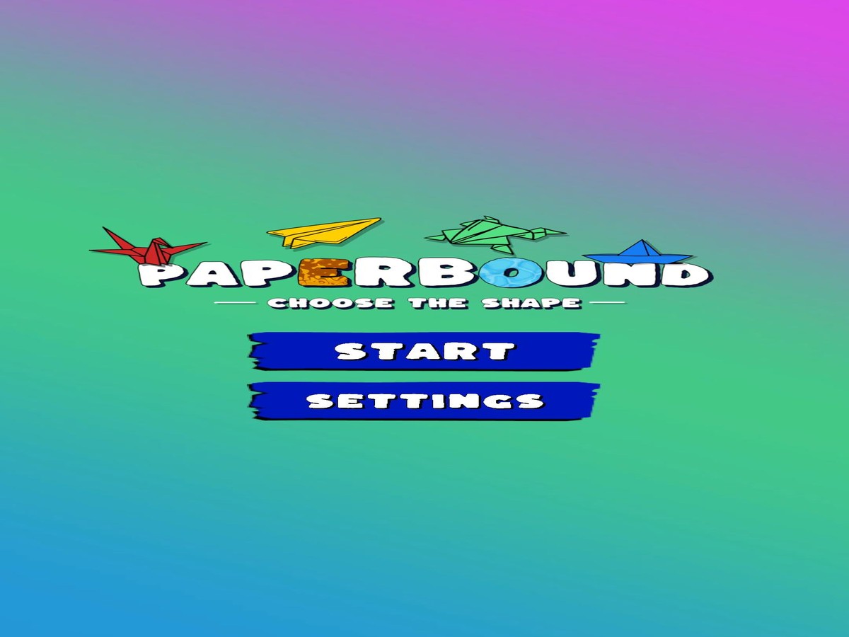 Paperbound title screen