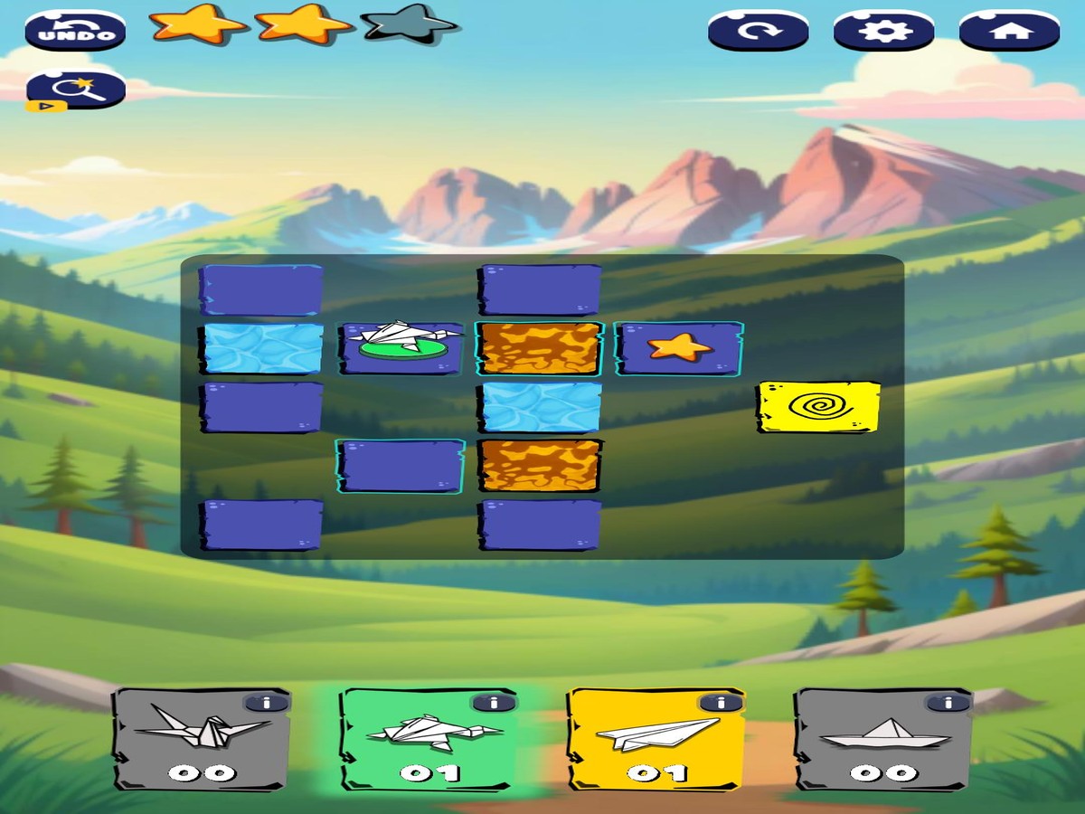 Paperbound valley level gameplay