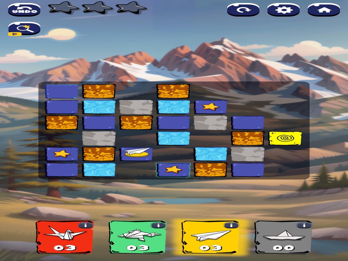 Paperbound mountain level gameplay