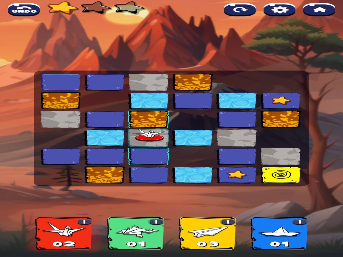 Paperbound mountain level gameplay 2